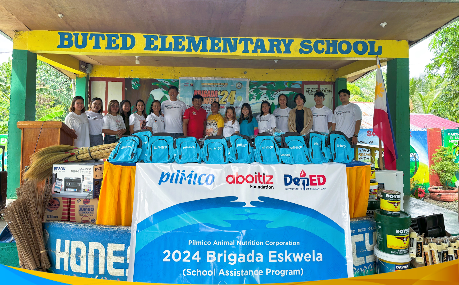 Aboitiz Foods partners are Buted Elementary School