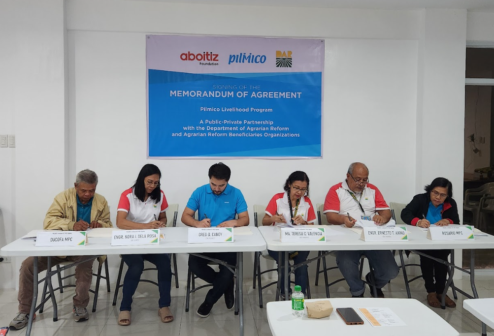 Pilmico Livelihood Program MoA Signing Ceremony