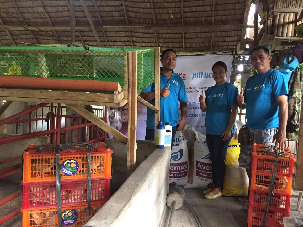 Pilmico’s flagship livelihood program provided egg machine and quail egg kits to swine raisers in Mindanao last September and October.